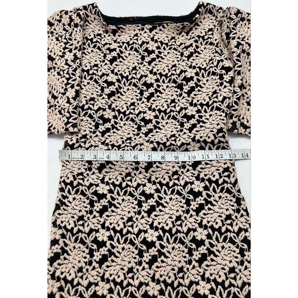 Alice + Olivia Dandi Nude Black Lace Open Back Dress Size 2 XS - Picture 13 of 14